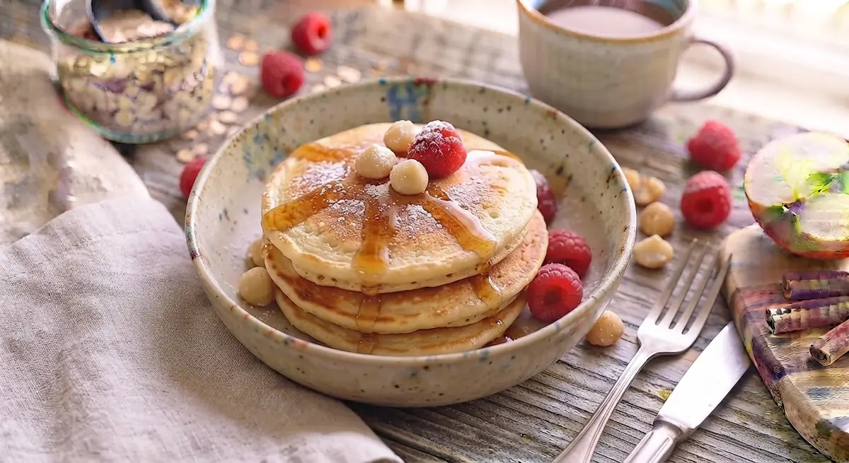 Pancakes with Maple Syrup
